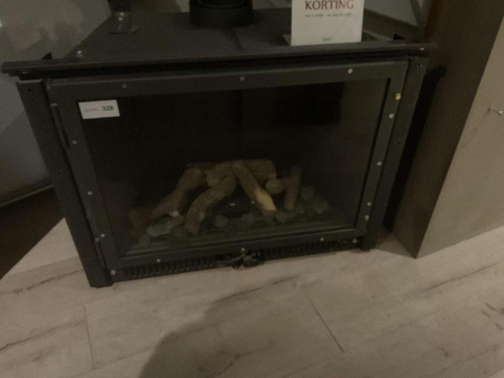 Bellfires York met kader XXL in koper. Showroommodel, Ophalen, Zo goed als nieuw, Inbouwhaard, Gashaard