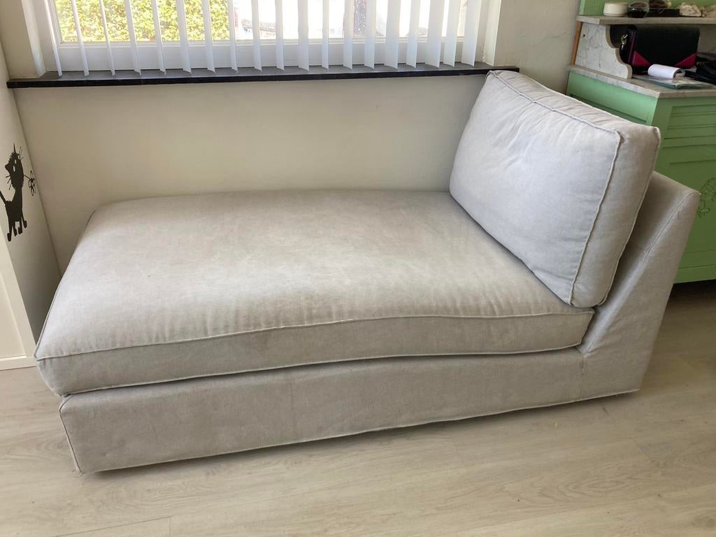 Chaise longue Ikea Kivik grijs in zeer goede staat, Huis en Inrichting, Banken | Sofa's en Chaises Longues, Ophalen, Eenpersoons