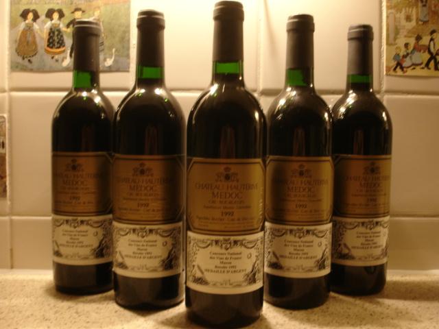Château Hauterive 1992 & 1988 (6 fl.), Cru Bourgeois, Médoc, Frankrijk, Ophalen of Verzenden, Zo goed als nieuw, Rode wijn
