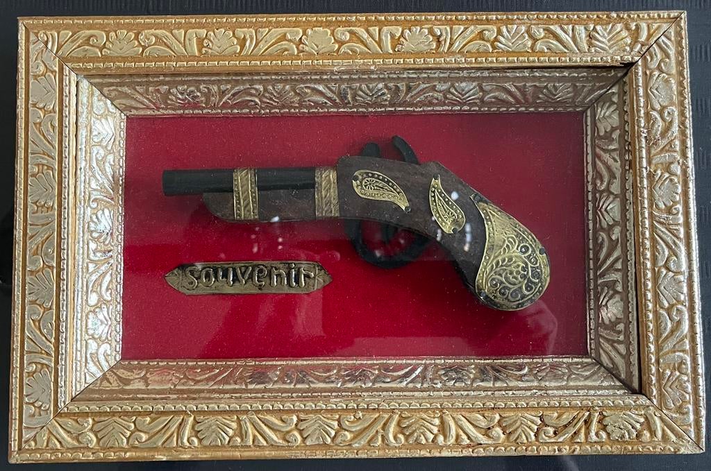 Leuke handgemaakte souvenierlijsten te koop aangeboden!, Ophalen, Zo goed als nieuw, Schilderij, Minder dan 50 cm