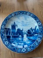 Te koop groot wandbord Zierikzee van de porceleyne fles, Ophalen