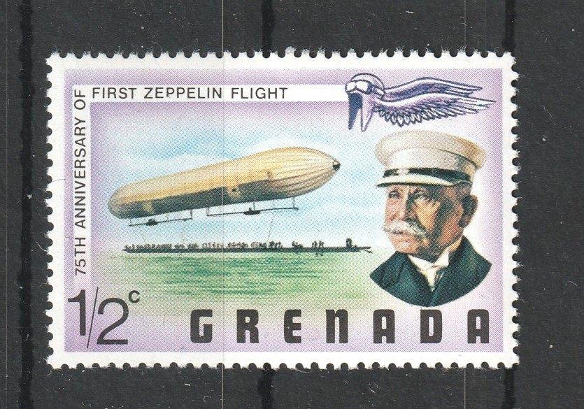 4 Z --Zeppelin Luchtschip, Verzenden, Gestempeld, Vliegtuigen