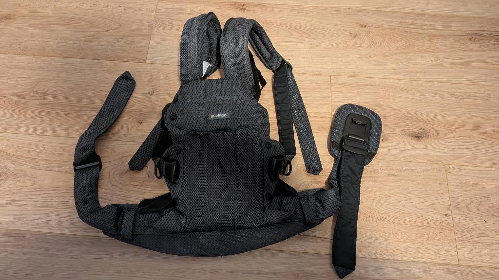 babybjörn baby carrier harmony - grey mesh, Harnas, Buik of Rug, Ophalen of Verzenden, Zo goed als nieuw