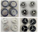 Mercedes Naafdoppen 75mm Set van 4 Velgdoppen centre cap AMG, Ophalen of Verzenden