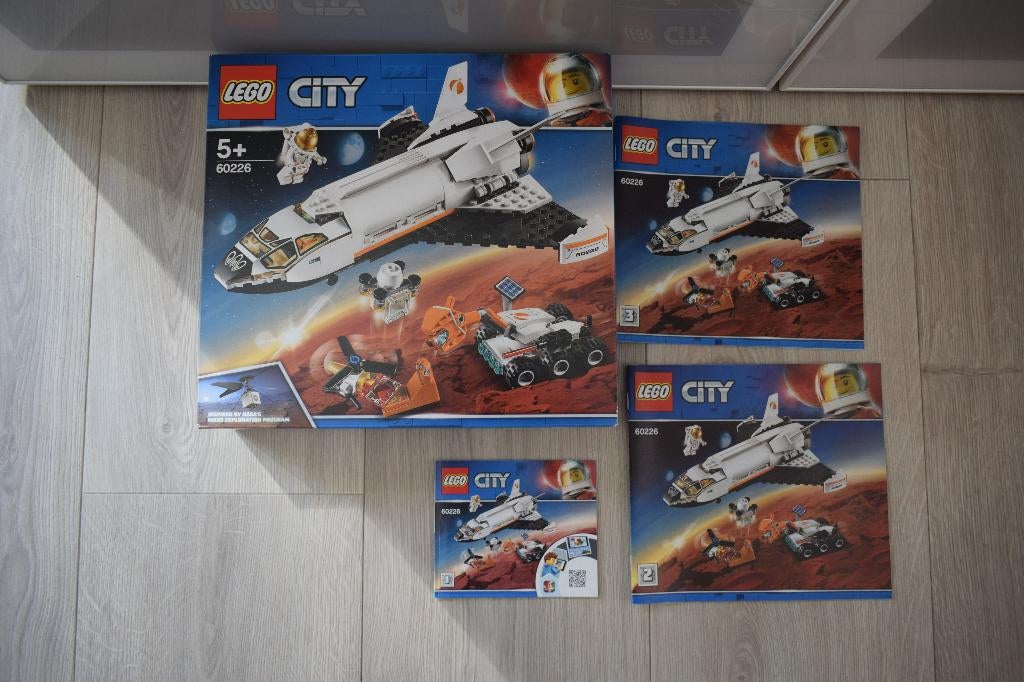 Lego 60226 City mars onderzoekshuttle, Lego, Ophalen of Verzenden, Zo goed als nieuw, Compleet