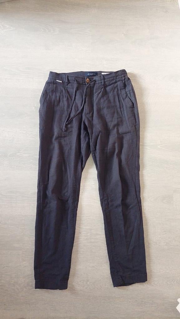 Mr Marvis linnen herenbroek, maat S (30x30). Nieuw., Kleding | Heren, Broeken en Pantalons, Ophalen, Zwart, Nieuw, Mr. Marvis