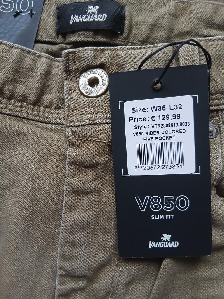 Vanguard V850 slimfit jeans maat W36 L32, W36 - W38 (confectie 52/54), Overige kleuren, Nieuw, Ophalen of Verzenden