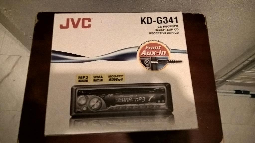 TE koop aangeboden mooi JVC auto cd radio speler nieuw, Auto diversen, Ophalen of Verzenden, Nieuw