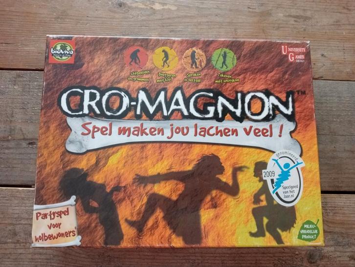 Cro-magnon party/bordespel, Hobby en Vrije tijd, Gezelschapsspellen | Overige, Zo goed als nieuw, Drie of vier spelers, Ophalen of Verzenden