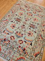 Handgeknoopt oosters tapijt modern design 203x149, Info@SlatsAntiek.nl, Crème, 100 tot 150 cm, Perzisch