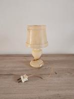 Herna Alabastros tafel lamp (vintage), Huis en Inrichting, Ophalen of Verzenden, Gebruikt, Overige materialen, Minder dan 50 cm