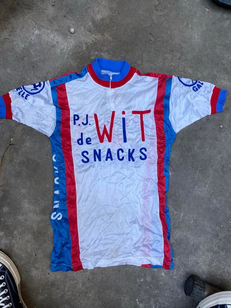 Piet de Wit gazelle koerstrui baantrui zesdaagse vintage, Fietsen en Brommers, Fietsaccessoires | Fietskleding, Ophalen of Verzenden