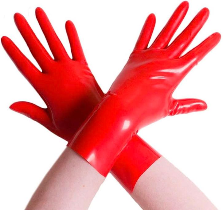 Spannende Latex Handschoenen - Nieuw, Kleding | Dames, Mutsen, Sjaals en Handschoenen, Nieuw, Handschoenen, Maat 38/40 (M), Ophalen of Verzenden