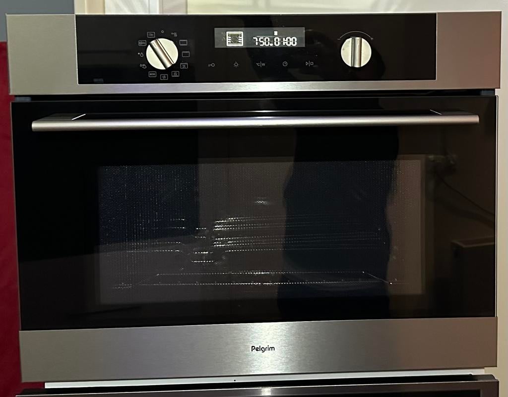 ZGAN PELGRIM inbouw Combi oven/Magnetron MAC524RVS, Combimagnetron, Hete lucht, Ophalen of Verzenden, Zo goed als nieuw
