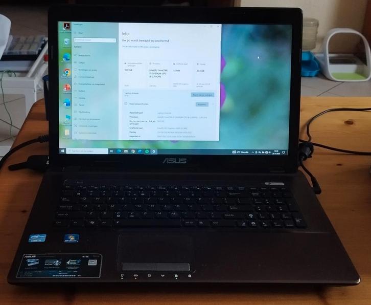 Asus K73E 17" laptop, Computers en Software, Windows Laptops, 17 inch of meer, SSD, 2 tot 3 Ghz, Ophalen of Verzenden