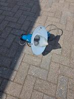 Petrol blauwe vintage scheepslamp Ucello, Antiek en Kunst, Ophalen of Verzenden