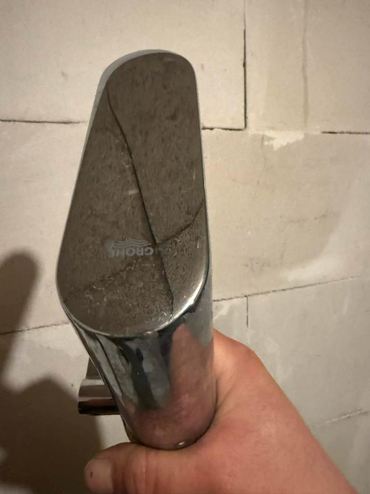 Grohe kraan met sensor - Chroom, Doe-het-zelf en Verbouw, Sanitair, Gebruikt, Kraan, Chroom, Ophalen of Verzenden