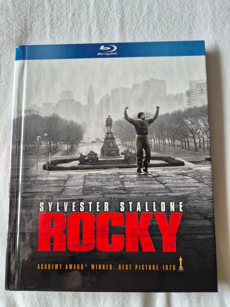 Sylvester Stallone Rocky Blu-ray special edition met boekje, Ophalen of Verzenden, Zo goed als nieuw, Actie, Boxset