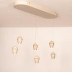 hanglamp led beige of bruin tafel eettafel woonkeuken lamp, Ophalen of Verzenden, Nieuw, Minder dan 50 cm