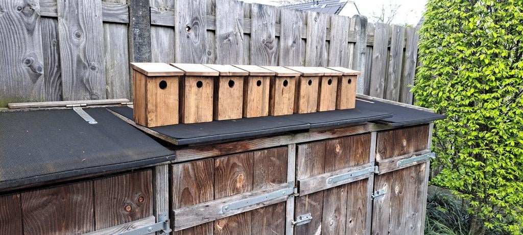 Vogelhuisjes, Ophalen