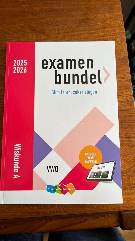 Examenbundel VWO Wiskunde A, Boeken, Schoolboeken, Ophalen of Verzenden, Zo goed als nieuw, VWO