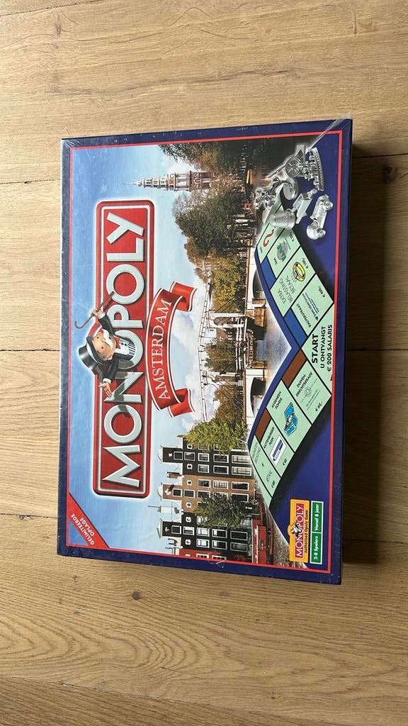 Monopoly Amsterdan gelimiteerde oplage (SEALED), Ophalen of Verzenden, Nieuw