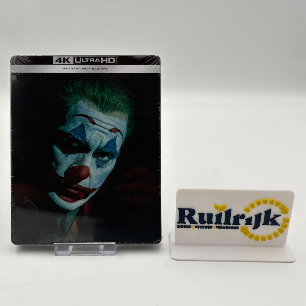 The Joker film 4K Blu Ray Steelbook - Nieuw sealed, Cd's en Dvd's, Ruilrijk, Zo goed als nieuw, Info@ruilrijk.nl, Neerstraat 60, 6041 KD Roermond