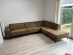 Hoekbank microleder (Eijerkamp), Huis en Inrichting, Ophalen, 250 tot 300 cm, Hoekbank, Zo goed als nieuw