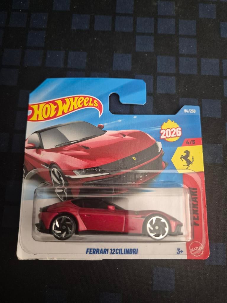 Hot Wheels Ferrari 12Cilindri, 1:50 of kleiner, Auto, Nieuw, Ophalen