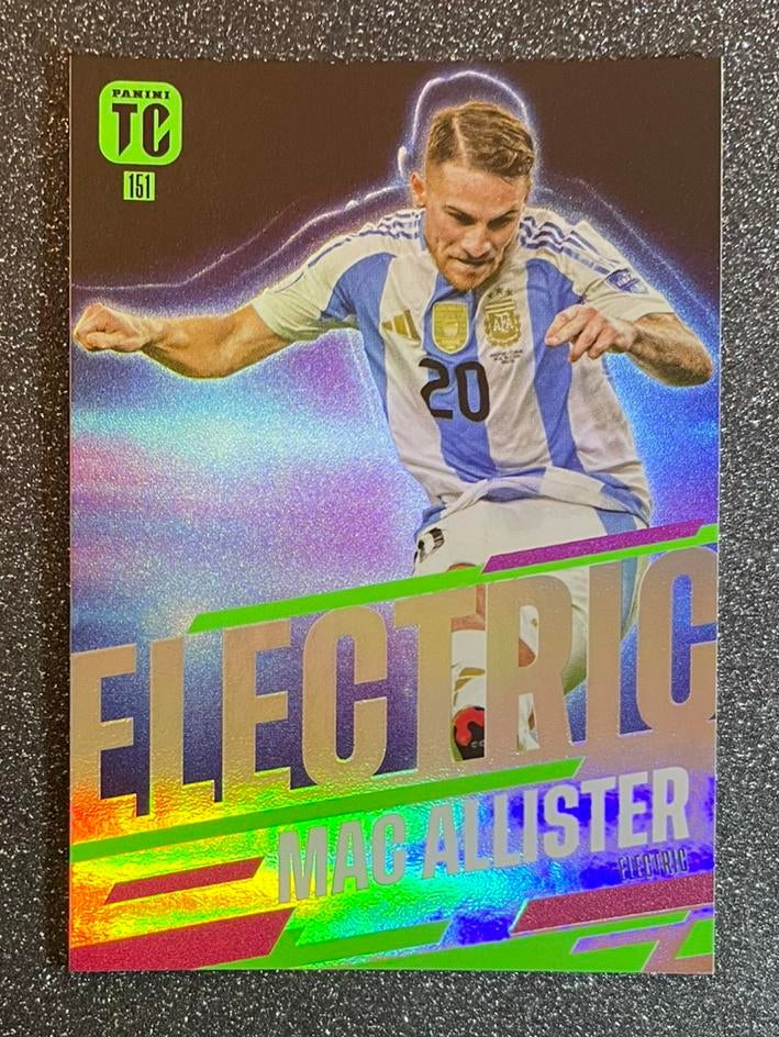 Panini Top Class 2025    ELECTRIC   MAC ALLISTER   ARGENTINA, Verzenden, Zo goed als nieuw, Plaatje