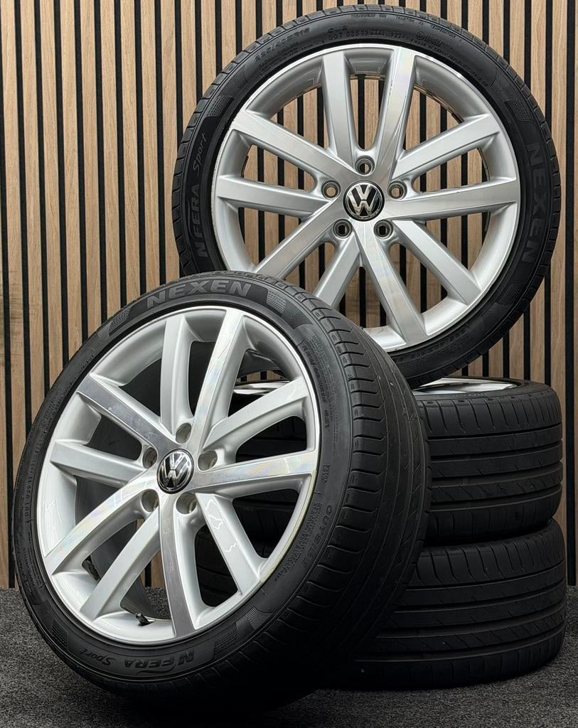 Originele 18 inch VW Golf Vancouver 5x112 ET51 225/40/18, Auto-onderdelen, Banden en Velgen, Ophalen, 18 inch, ., Banden en Velgen