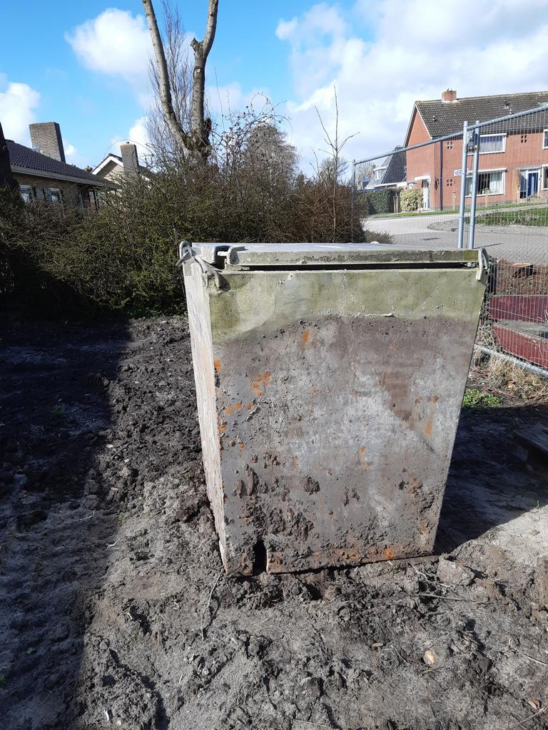 Bouw watermeterput, Ophalen