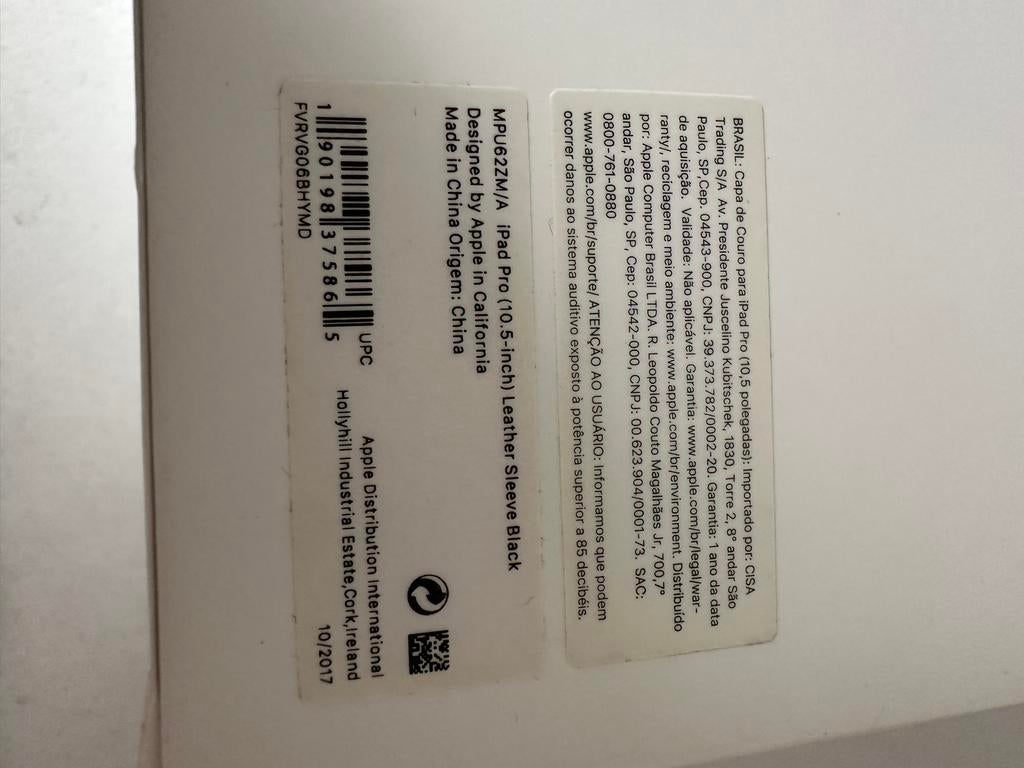 Partij Apple iPad Pro (10.5-inch) Leather Sleeve Zwart, Computers en Software, Apple iPads, Zo goed als nieuw, Apple iPad Pro