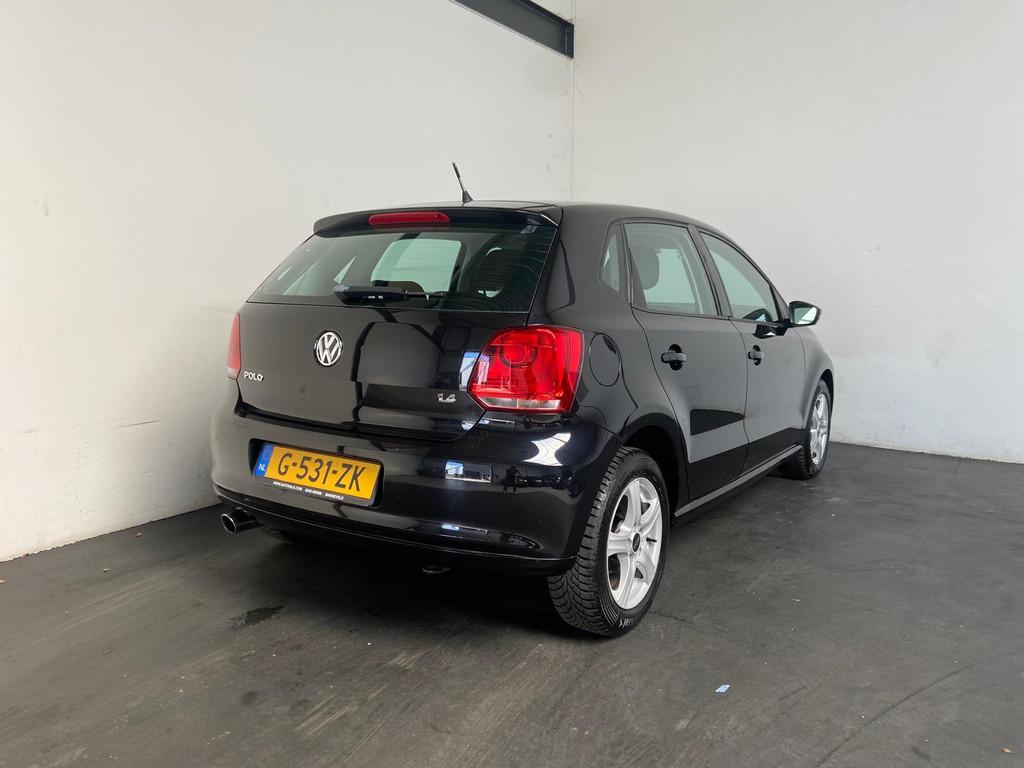 Volkswagen Polo 1.4-16V Highline (bj 2010), Voorwielaandrijving, 86 pk, 4 cilinders, Zwart