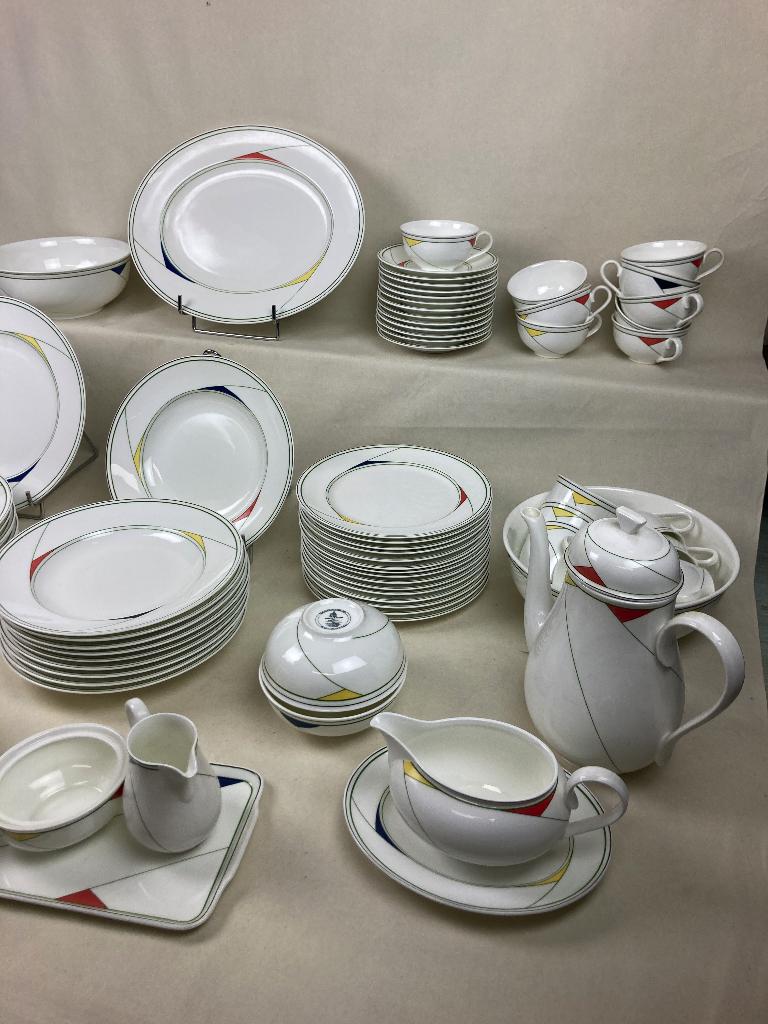 servies; Villeroy & Boch patroon TRIO, Ophalen, Zo goed als nieuw, Overige stijlen, Porselein