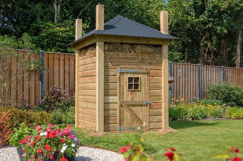 Konijnenhok met Hooizolder Loes, Dieren en Toebehoren, Knaagdieren en Konijnen | Hokken en Kooien, 110 cm of meer, Nieuw, Ophalen of Verzenden