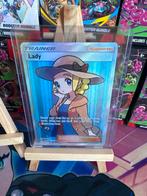 Pokémon TCG Lady Full Art Trainer Kaart (Foil), Ophalen of Verzenden, Zo goed als nieuw, Losse kaart, Foil