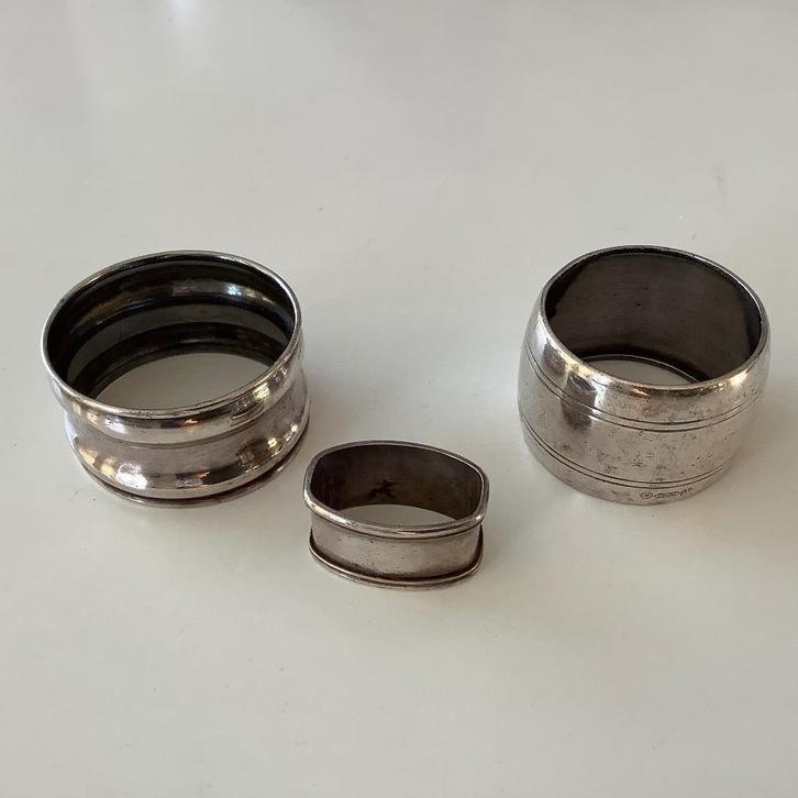 OUDE SERVETRINGEN DOE EEN BOD VOOR ALLES, Antiek en Kunst, Antiek | Goud en Zilver, Zilver, Ophalen of Verzenden