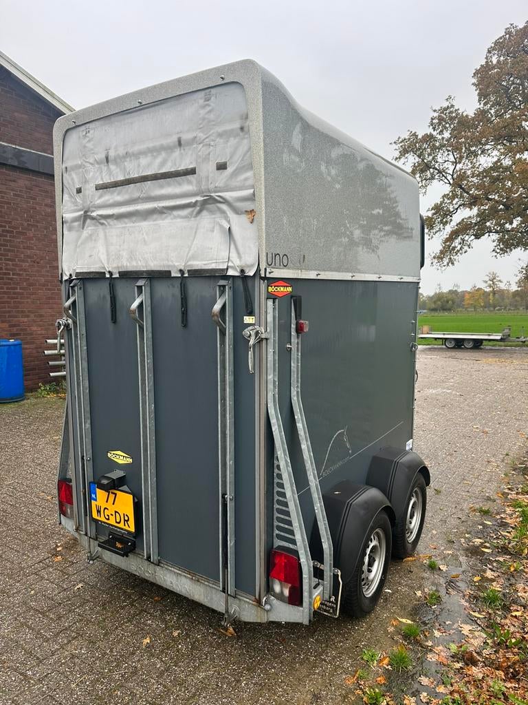 Paardentrailer 1,5 paards koopje !!!, Ophalen of Verzenden, Zo goed als nieuw, Hout