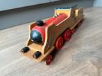 Vintage Houten Sovjet Trein 54cm, Antiek en Kunst, Antiek | Speelgoed, Ophalen of Verzenden