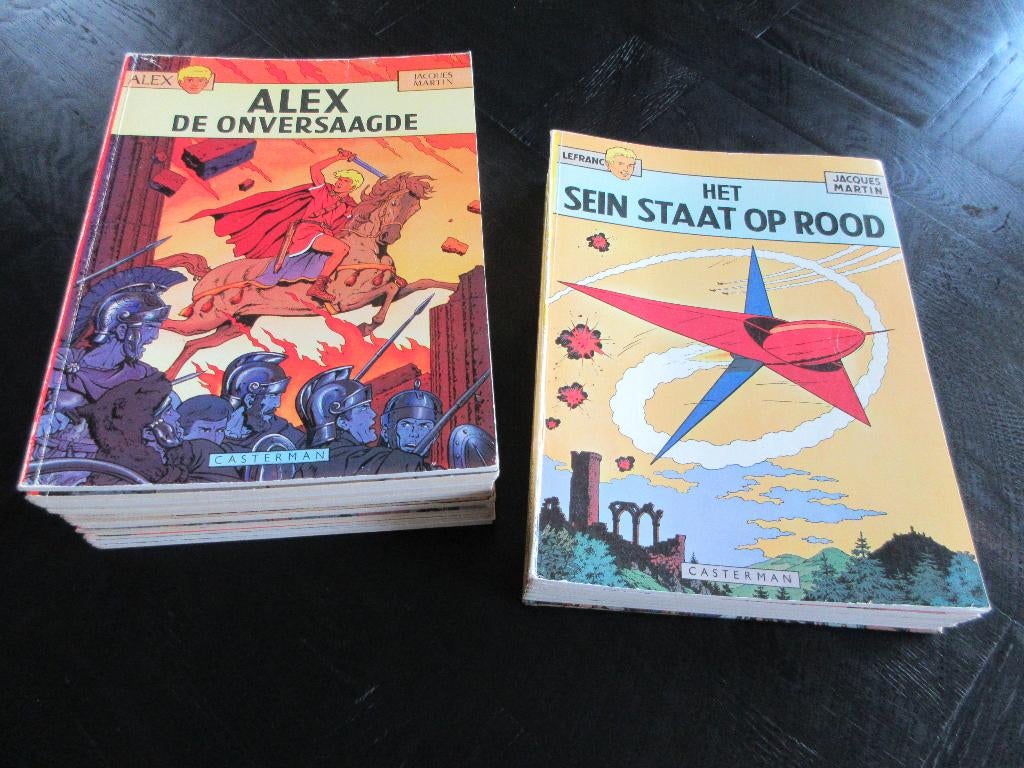 Stripboeken Alex en Lefranc door Jacques Martin, Boeken, Stripboeken, Gelezen, Verzenden, Jacques Martin, Meerdere stripboeken