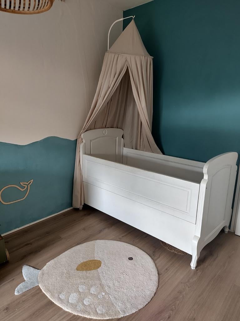 Peuterbed met leuke klamboe #kinderbed, Ophalen, Gebruikt, Jongetje of Meisje