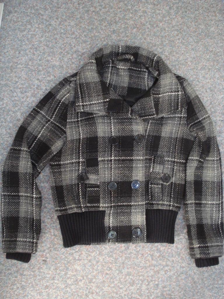 Pescara winterjas maat S zwart/grijs/wit 2 steek-/1binnenzak, Zwart, Ophalen of Verzenden, Onbekend, Maat 36 (S)