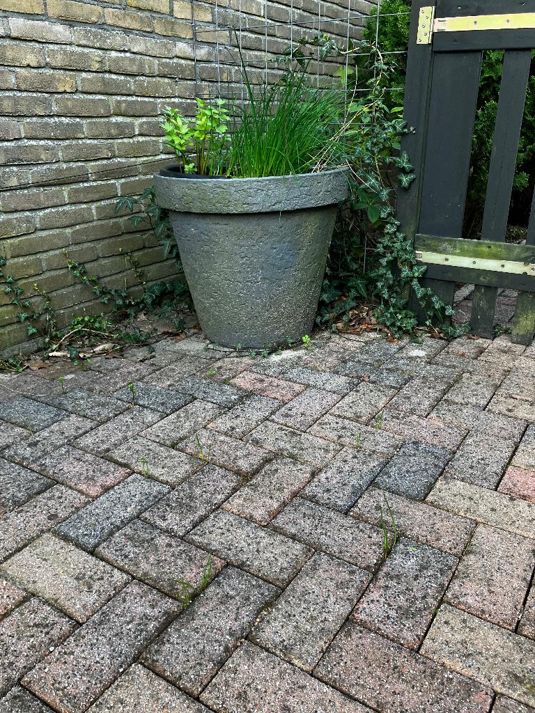 Bloempot, Tuin en Terras, Bloempotten, Ophalen, Kunststof, Gebruikt, 40 cm of meer