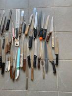 Partij messen groot brood, vlees enz, Ophalen of Verzenden, Zo goed als nieuw, Rvs of Chroom