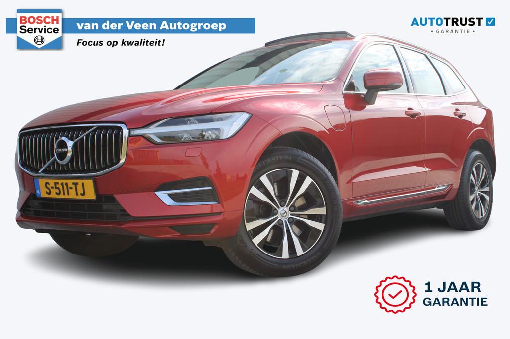 Volvo XC60 2.0 Recharge T6 AWD R-Design | Incl. 12 maanden g, Auto's, Volvo, Automaat, 12 maanden, Gebruikt, Leder en Stof