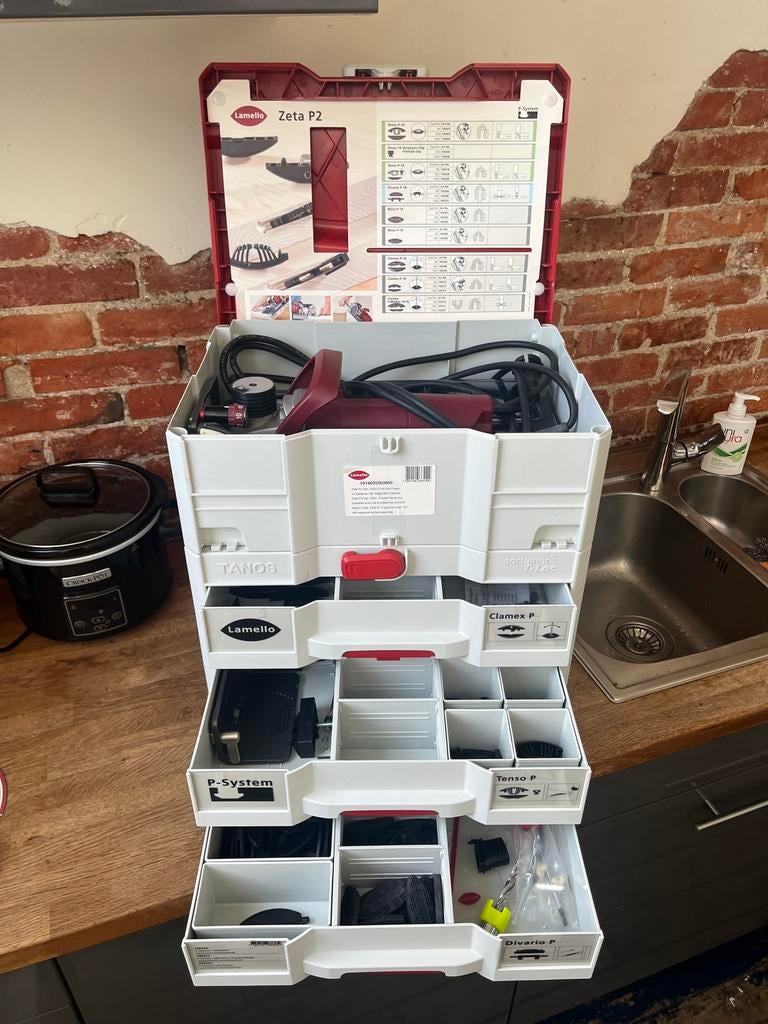 Lamello Zeta P2 set., Ophalen of Verzenden, Zo goed als nieuw, Elektrisch, Overige soorten