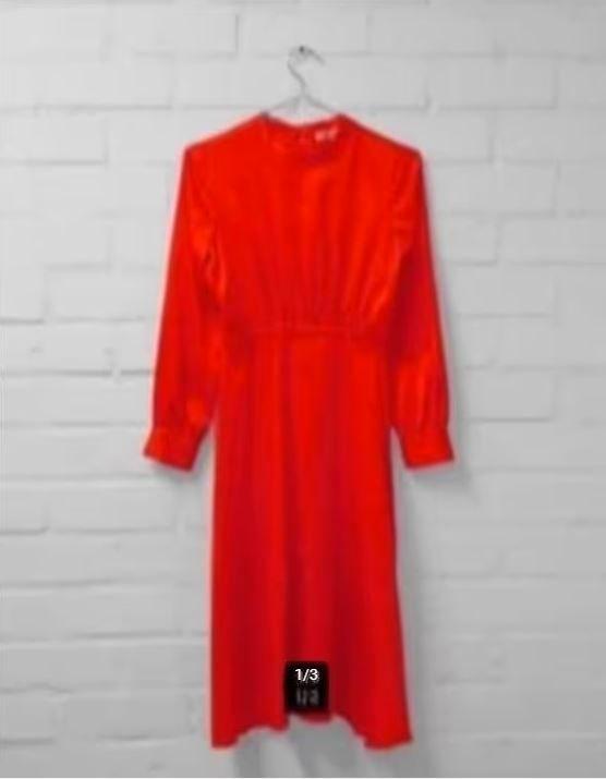 Kocca - Prachtige rode Jurk maat XS - Nieuw €140, Kleding | Dames, Jurken, Nieuw, Maat 34 (XS) of kleiner, Rood, Onder de knie