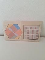 Splinter nieuwe houten zeshoek tangram puzzel montessori, Ophalen of Verzenden, Nieuw, Bouwen