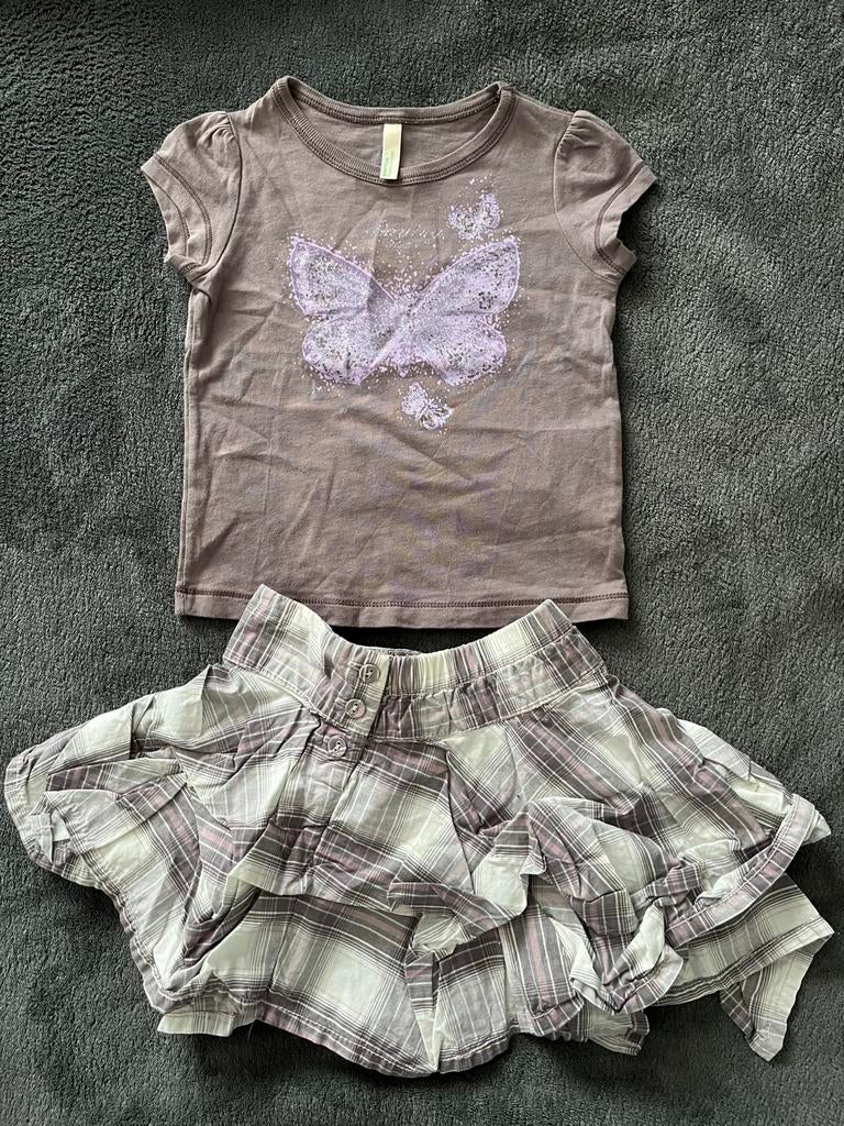 Benetton setje maat 74, Kinderen en Baby's, Babykleding | Maat 74, Ophalen, Zo goed als nieuw, Meisje